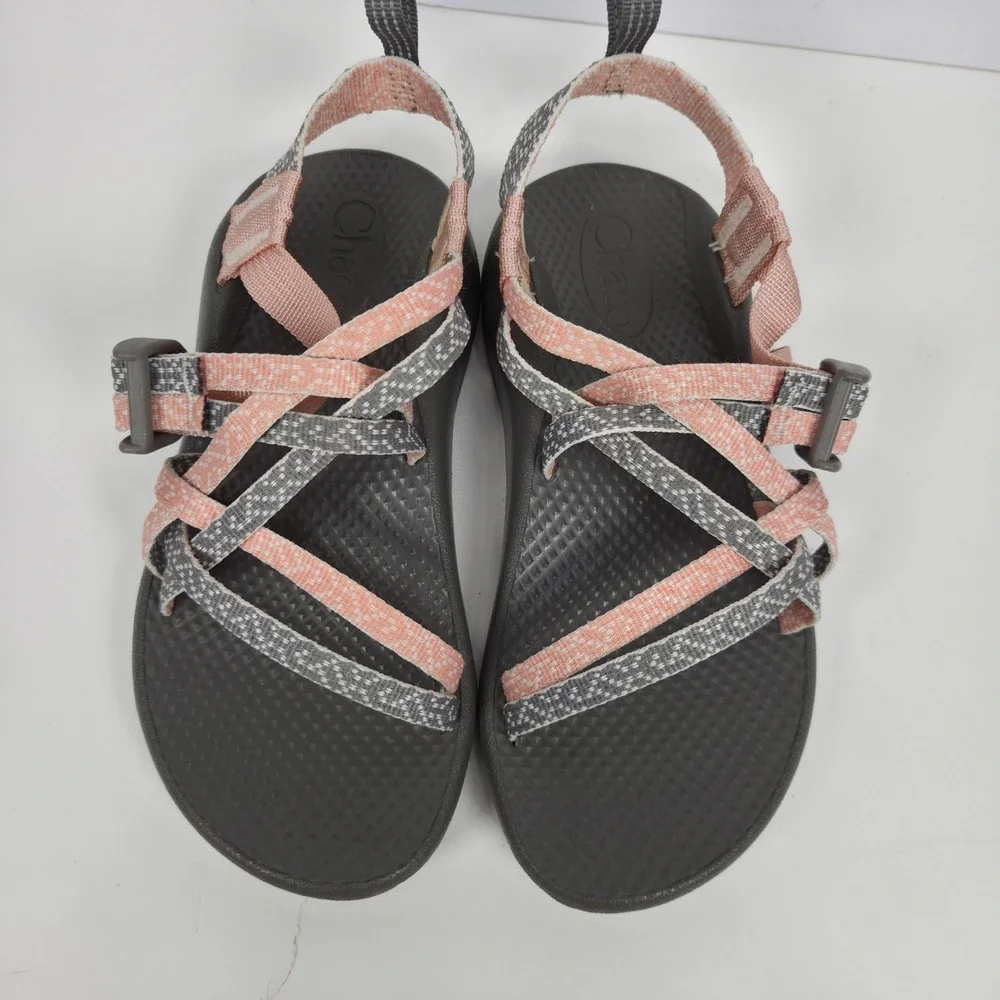 Chaco ZX/1 Burlap Heather Strappy Teens Sandal Shoes Size 2